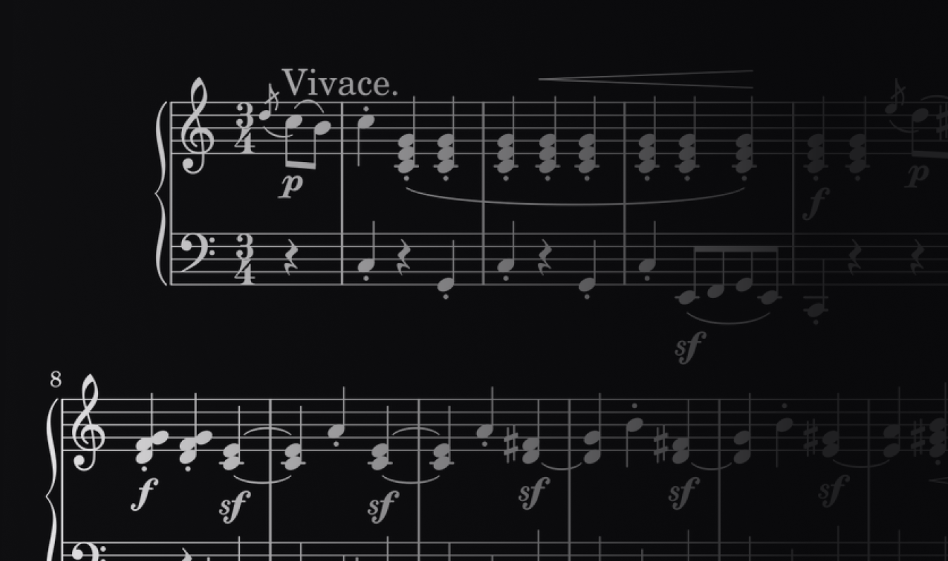 Premium Sheet Music - Vivace